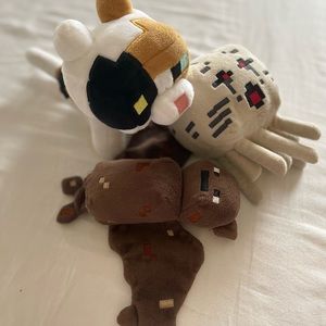 Minecraft plushies
